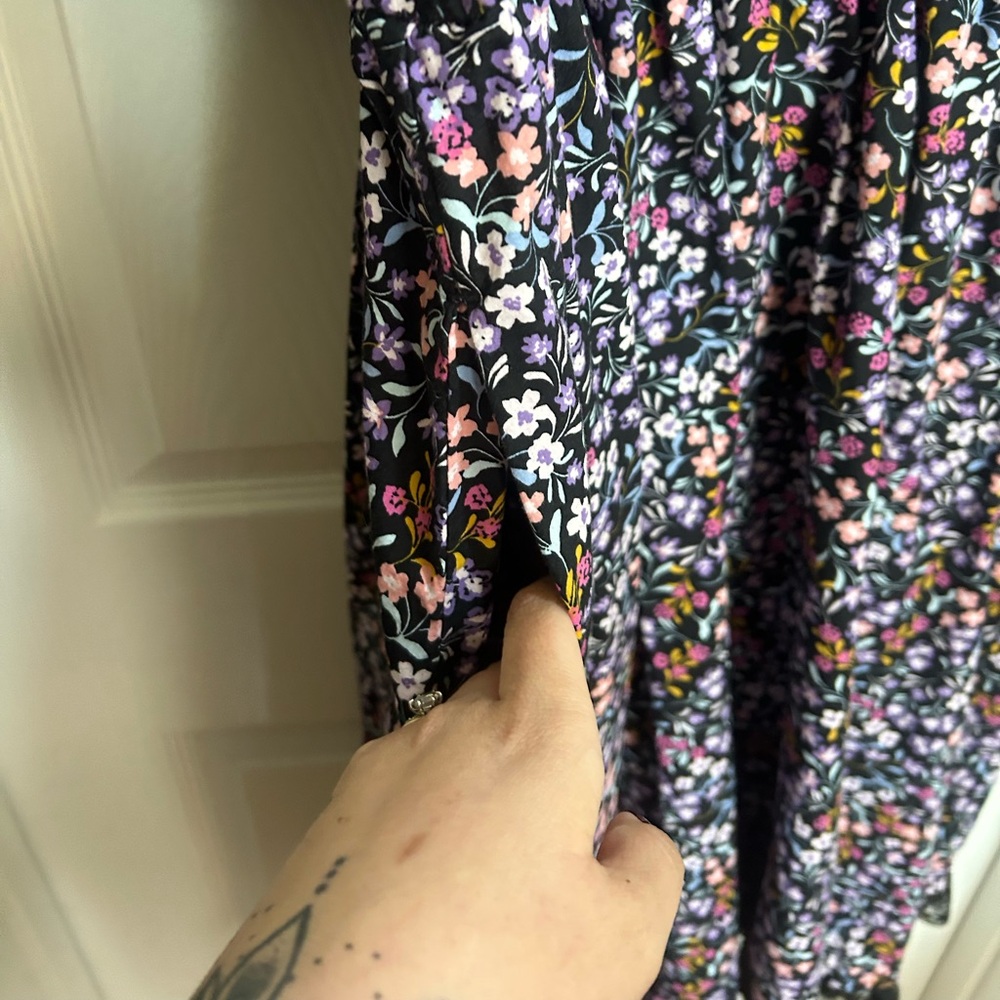 Terra & Sky Floral Midi Dress – Size 3X - Picture 8 of 11